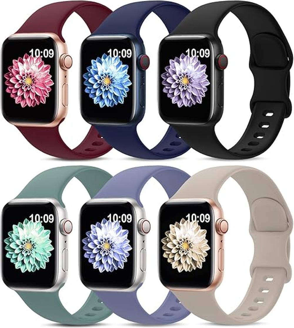 Paquete de 6 correas deportivas compatibles con Apple