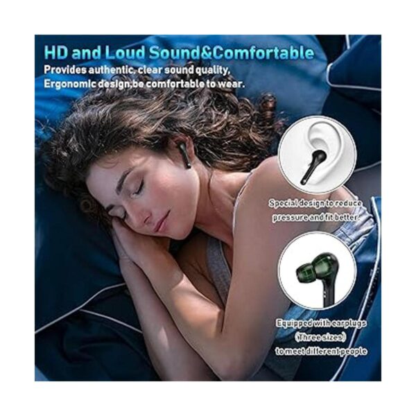 AMZANE Auriculares inalámbricos Bluetooth con estuche de_6
