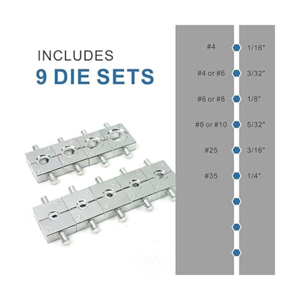 AMZCNC Herramienta de engarzado manual hidráulico para_4