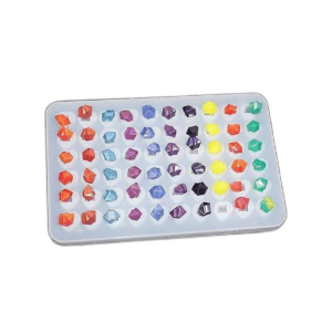 AMZTOART Molde de resina para hacer 60 cristales molde de_1