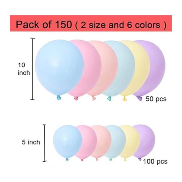 Globos de fiesta pastel de 150 globos de macarrón para_2