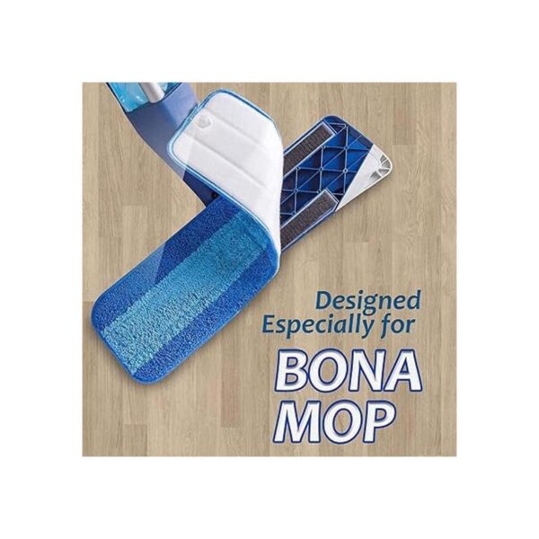 Paquete de 6 almohadillas de microfibra para mopa Bona_6