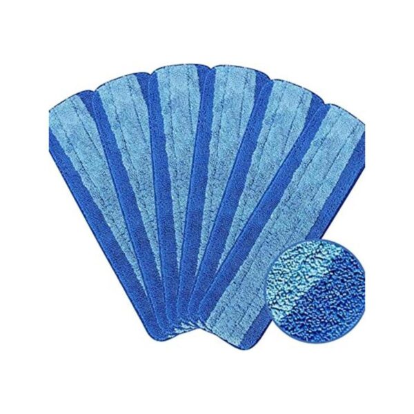 Paquete de 6 almohadillas de microfibra para mopa Bona_1