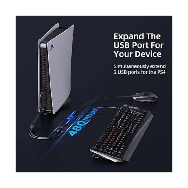 ANDTOBO Divisor USB 2.0 Y Cable de cargador divisor 1