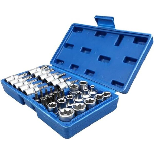 Drive macho hembra Torx Star Bit Socket ESocket Juego de