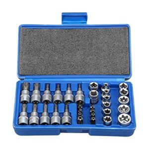 Drive macho hembra Torx Star Bit Socket ESocket Juego de