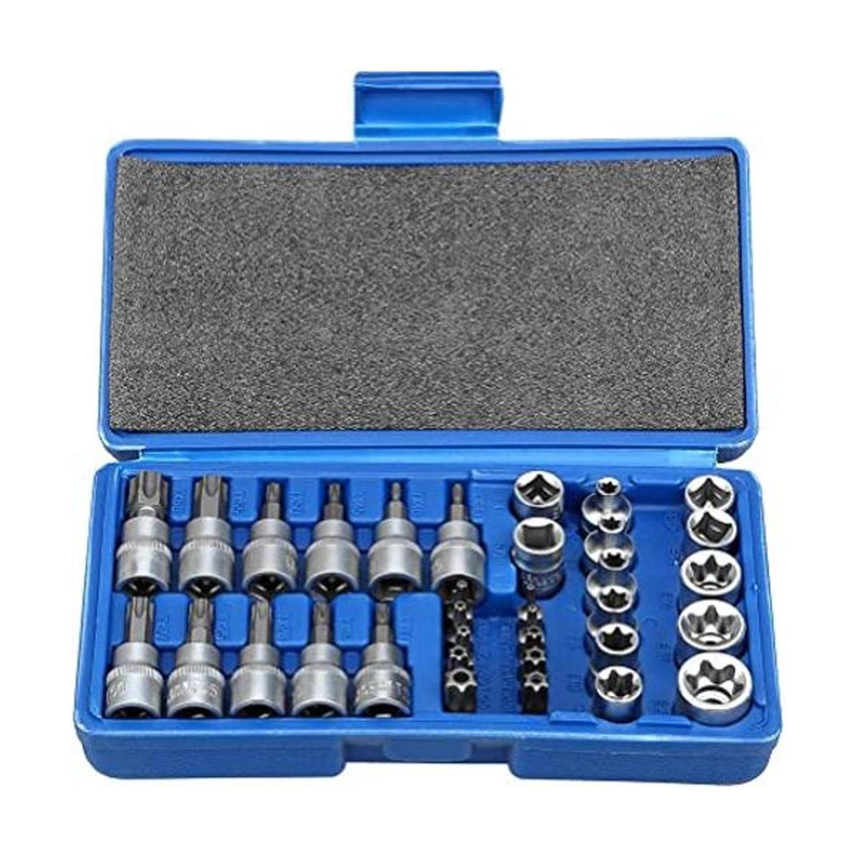 Drive macho hembra Torx Star Bit Socket ESocket Juego de