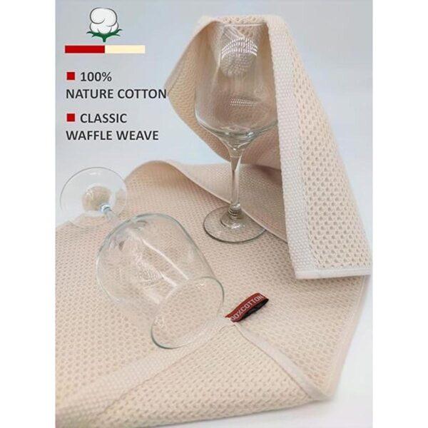 Aneway Toallas de cocina 100 algodón tejido gofre toalla