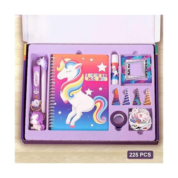 ANERZA Juego de diario de unicornio para niñas de 6 a 7 a_2