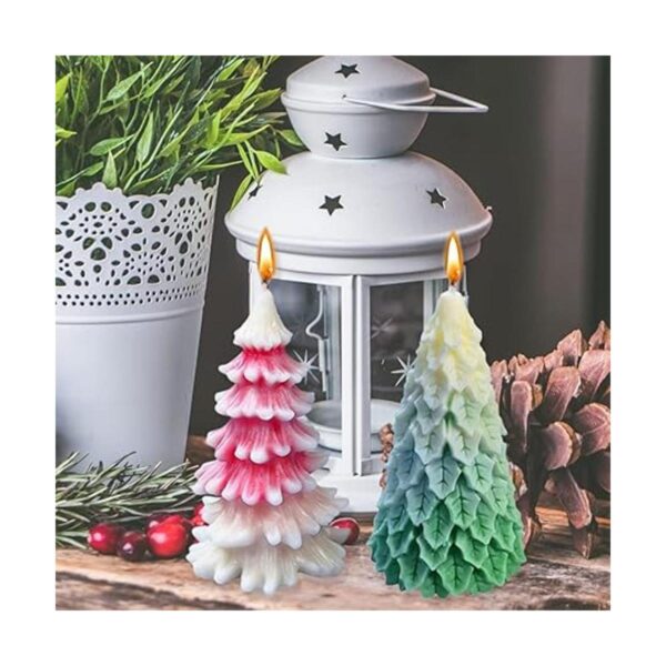 Moldes de velas para hacer velas 2 piezas de árbol de_3