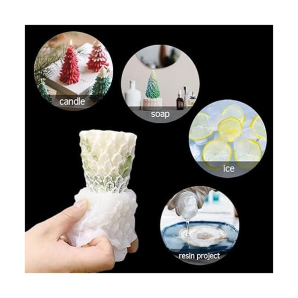 Moldes de velas para hacer velas 2 piezas de árbol de_6