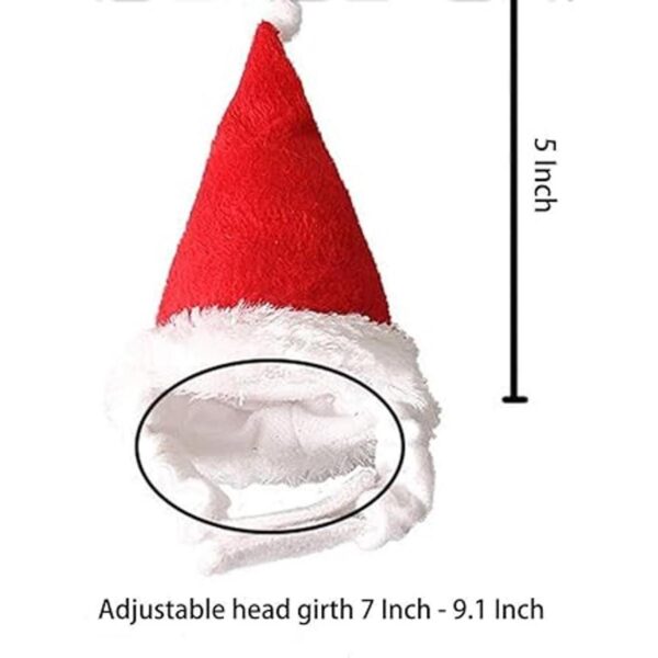 ANIAC Gorro de Navidad para mascotas de Papá Noel