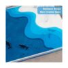 Ocean Molde de resina con forma de posavasos para_4