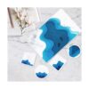 Ocean Molde de resina con forma de posavasos para_6