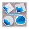 Ocean Molde de resina con forma de posavasos para_5