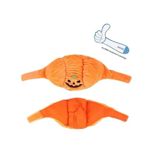 ANIAC Gorro de Halloween para perro gatito calabaza_2