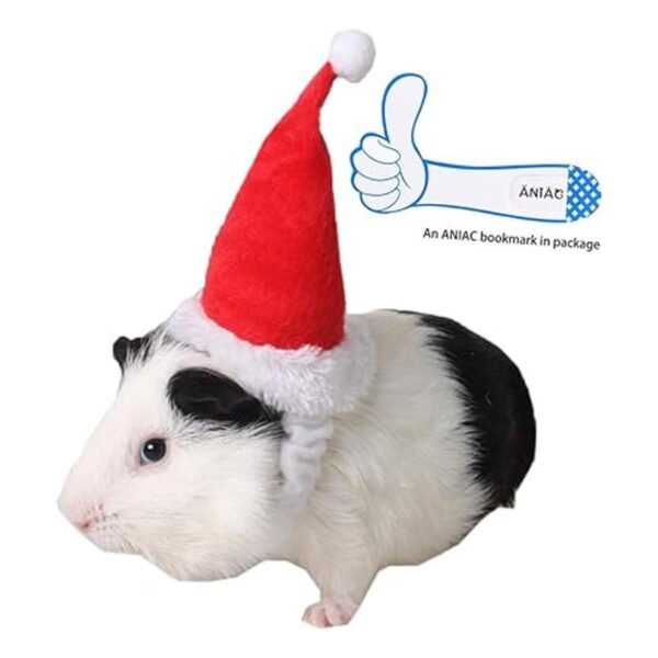 ANIAC Gorro de Navidad para mascotas de Papá Noel