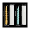 2 moldes largos de silicona trenzados para velas de_2