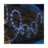 Cuerda de luces solares para exteriores 66 pies 200 leds
