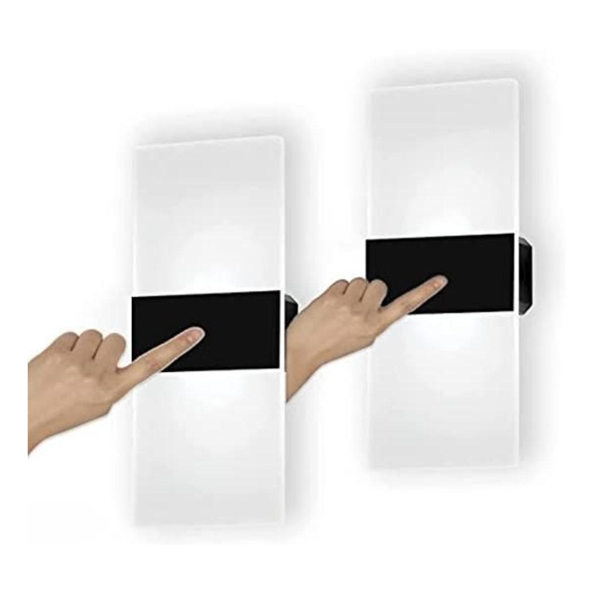Lámpara de pared LED para interiores con interruptor