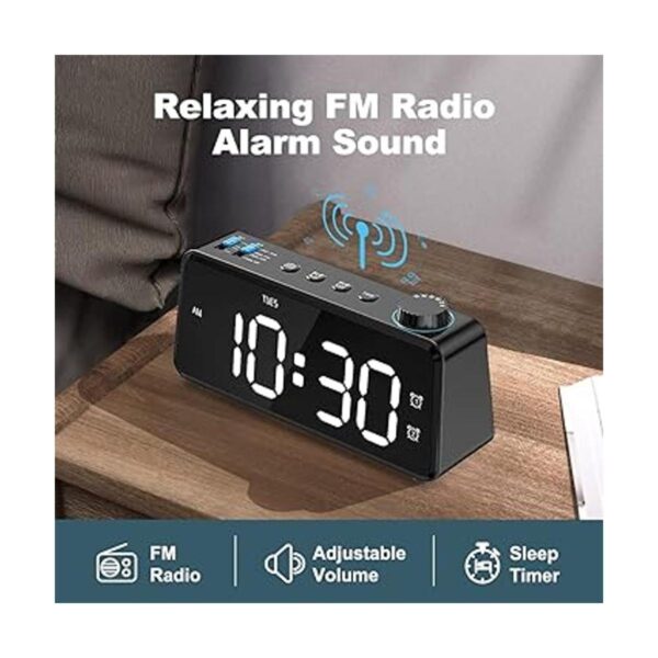 Radio despertador digital para dormitorio 0100 de_2