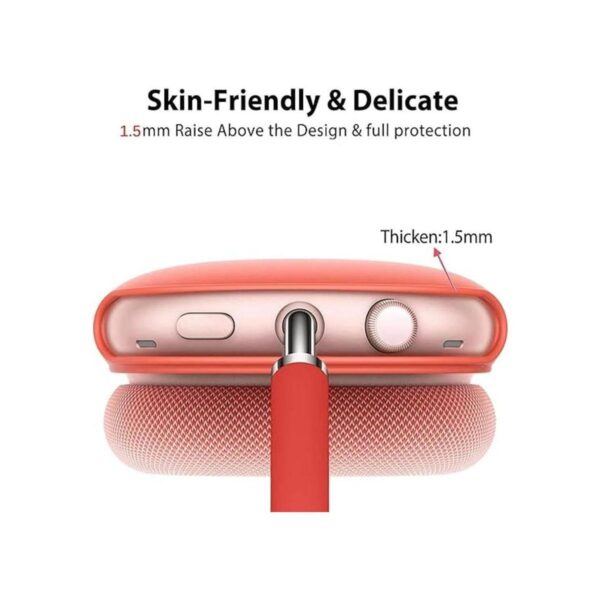 Ankasi Funda para AirPods Max 2020 silicona color rojo_3