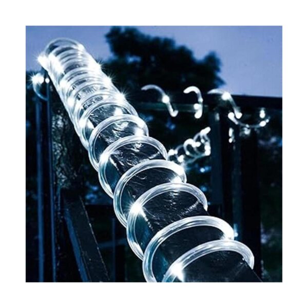 Cuerda de luces solares para exteriores 66 pies 200 leds
