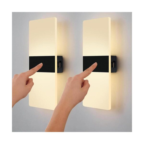 Lámpara de pared acrílica con interruptor táctil_1