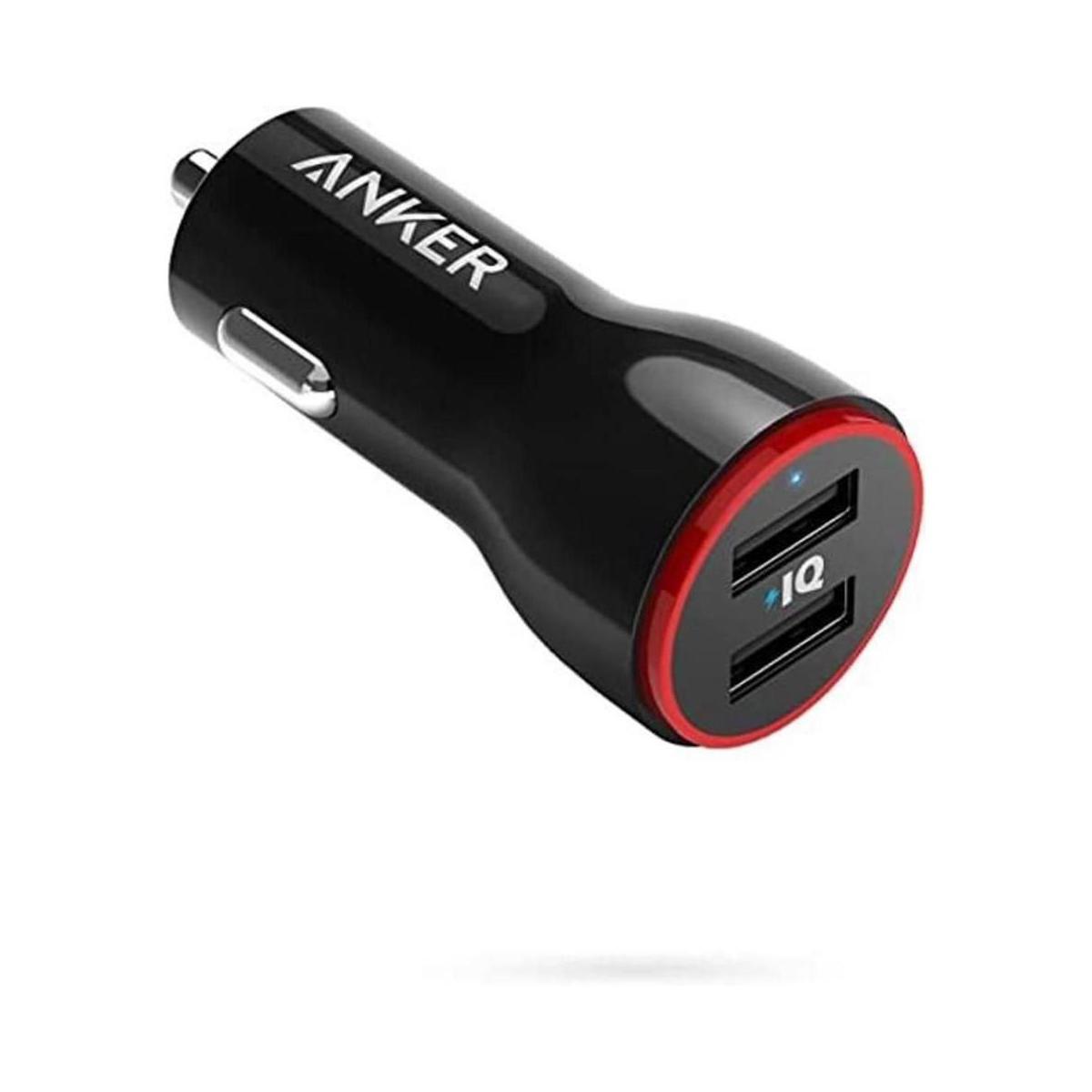 Anker cargador USB para auto PowerDrive 2 24W 4.8A 2