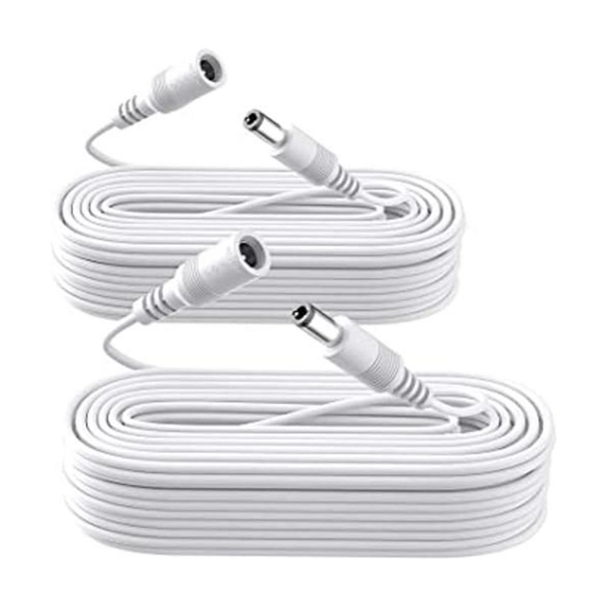 Paquete de 2 cables de extensión de alimentación de 33
