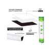 Pizarra magnética de borrado en seco hoja blanca para_2