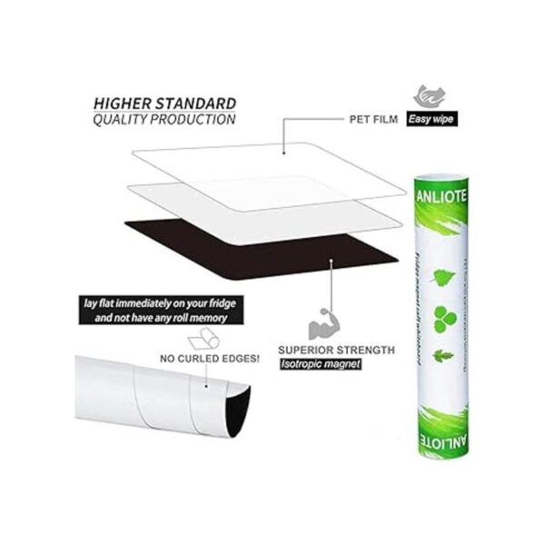 Pizarra magnética de borrado en seco hoja blanca para_2