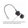 ANMBEST 5 unids montaje en panel RJ45 impermeable conector_3