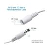 Paquete de 2 cables de extensión de alimentación de 33_2