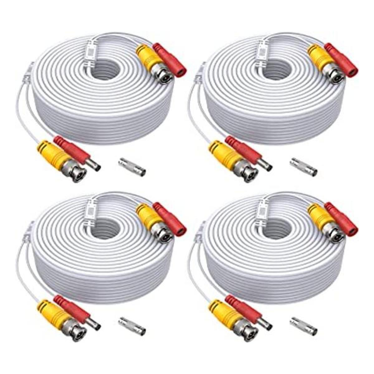 ANNKE Paquete de 4 cables de cámara de seguridad de 150