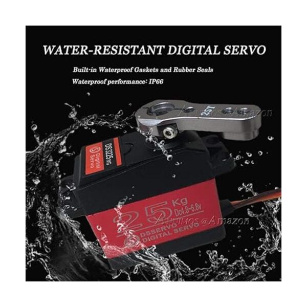 ANNIMOS Servo digital de 55.1 lbs engranaje de metal_3