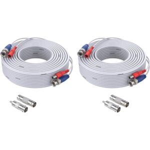 ANNKE Paquete de 2 cables de alimentación de vídeo BNC_1