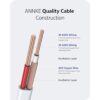 ANNKE Paquete de 2 cables de alimentación de vídeo BNC_6