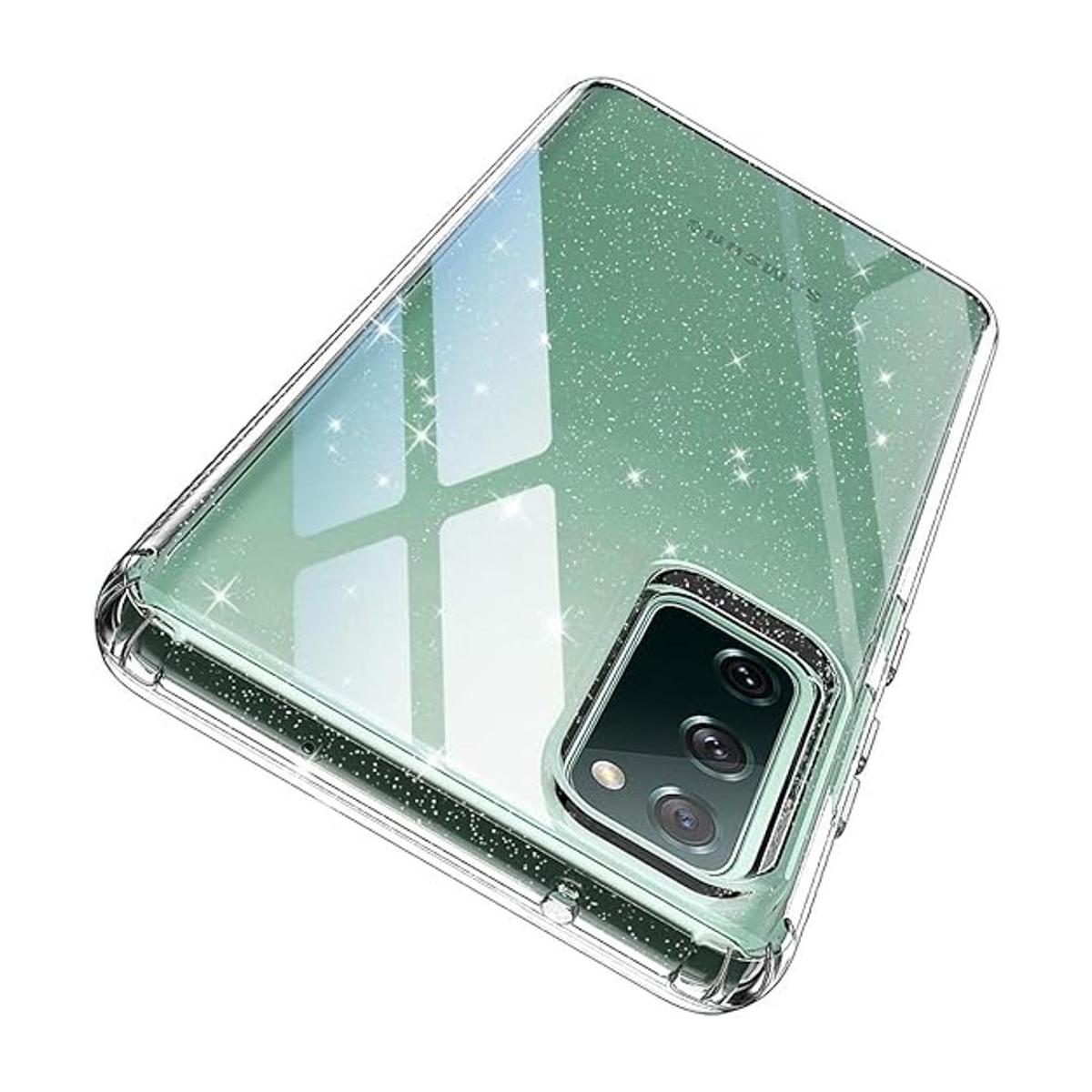ANNSD Funda para Galaxy S20 Fe 5G con brillantina