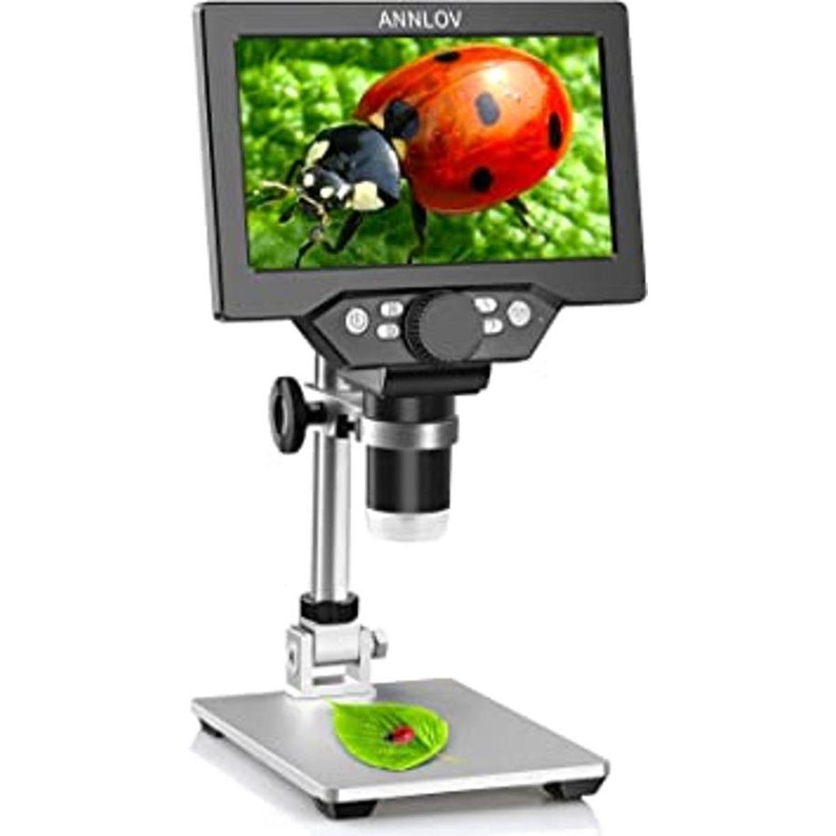 Microscopio digital LCD de 7 pulgadas ANNLOV 1200X
