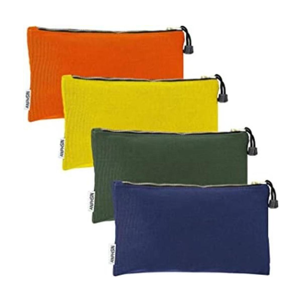 Paquete de 4 bolsas de herramientas de lona 16 onzas