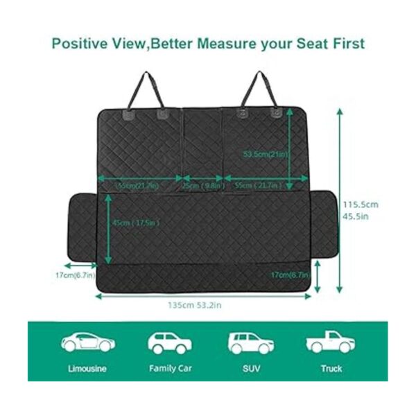 Funda de asiento de coche para perro funda de asiento_2