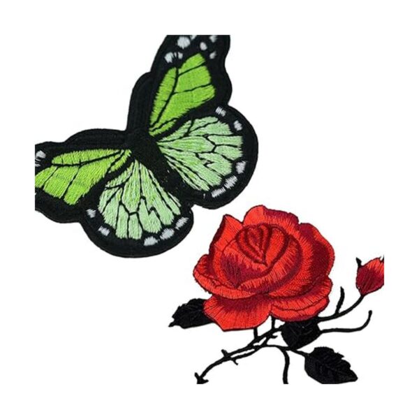 16 parches de hierro y mariposa de margaritas para coser