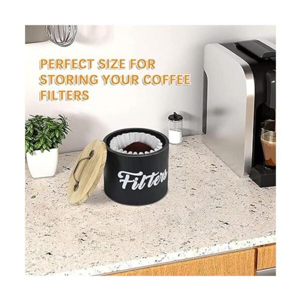 Coffee Filter Holder Farmhouse Coffee Filter Storage