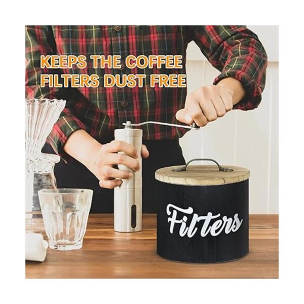 Coffee Filter Holder Farmhouse Coffee Filter Storage