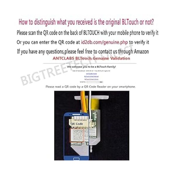 BIGTREETECH BL Touch V3.1 Kit de sensor de nivelación de_2