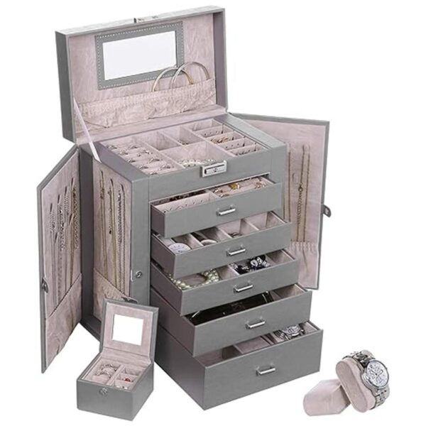 ANWBROAD UJJB004H Joyero grande de 6 niveles para mujer_1