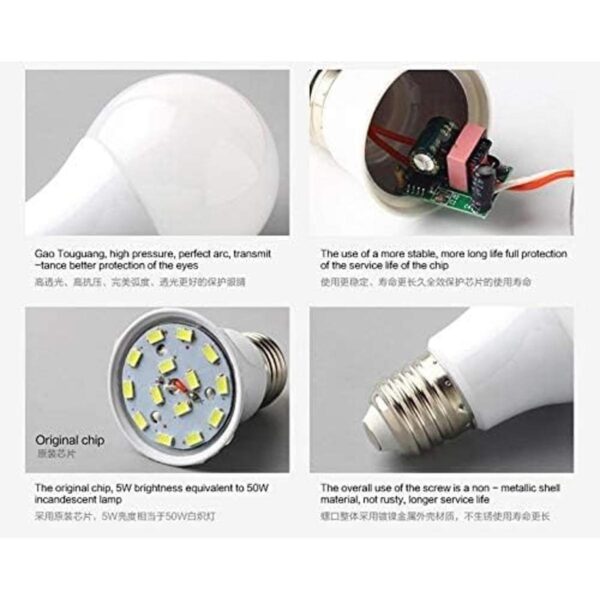 Bombillas LED de bajo voltaje de 12 V luz diurna de 7 W_3