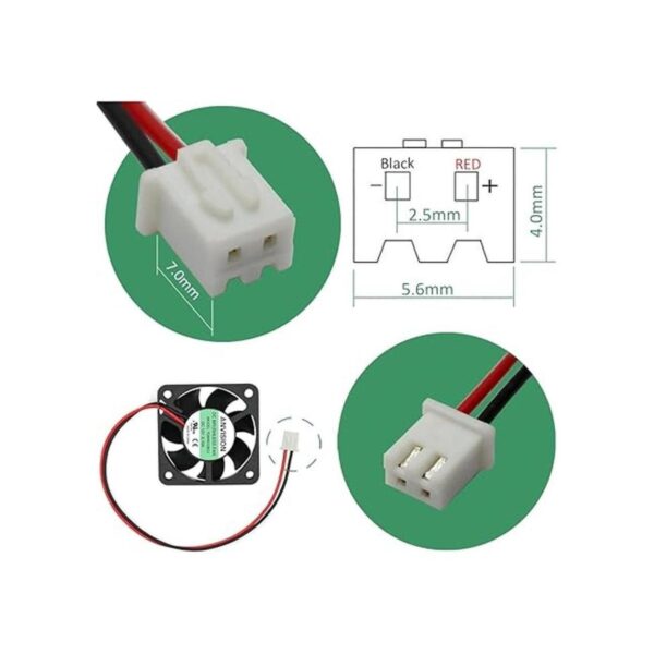 ANVISION Paquete de 2 ventiladores de refrigeración sin_2