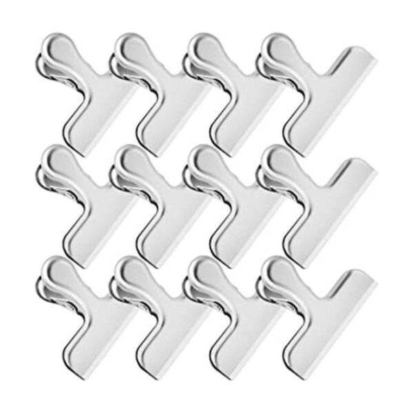 12 Pack Silver Chip Clips Bag Clips Food Clips Clips for_1